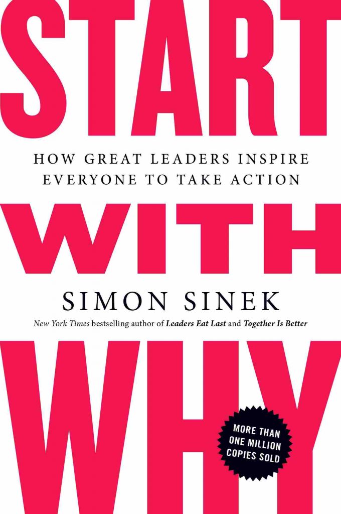 The cover of Start with Why by Simon Sinek