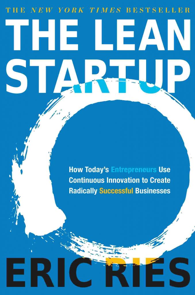 The cover of The Lean Startup by Eric Ries