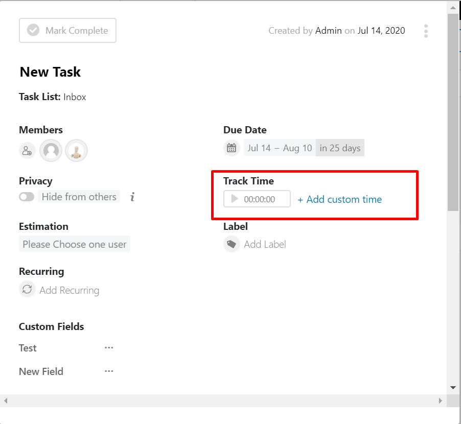 Manual to Start Time Tracking with WordPress time tracking module